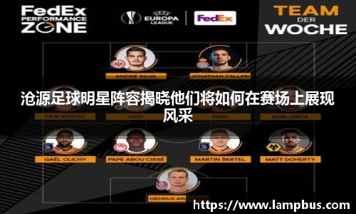 沧源足球明星阵容揭晓他们将如何在赛场上展现风采